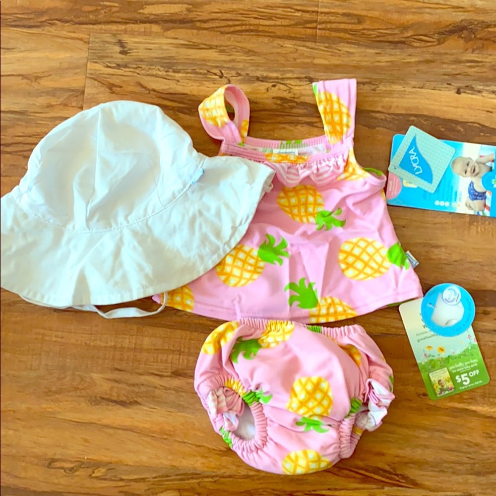 NWT iPlay Bathing Suit and Sun Hat
